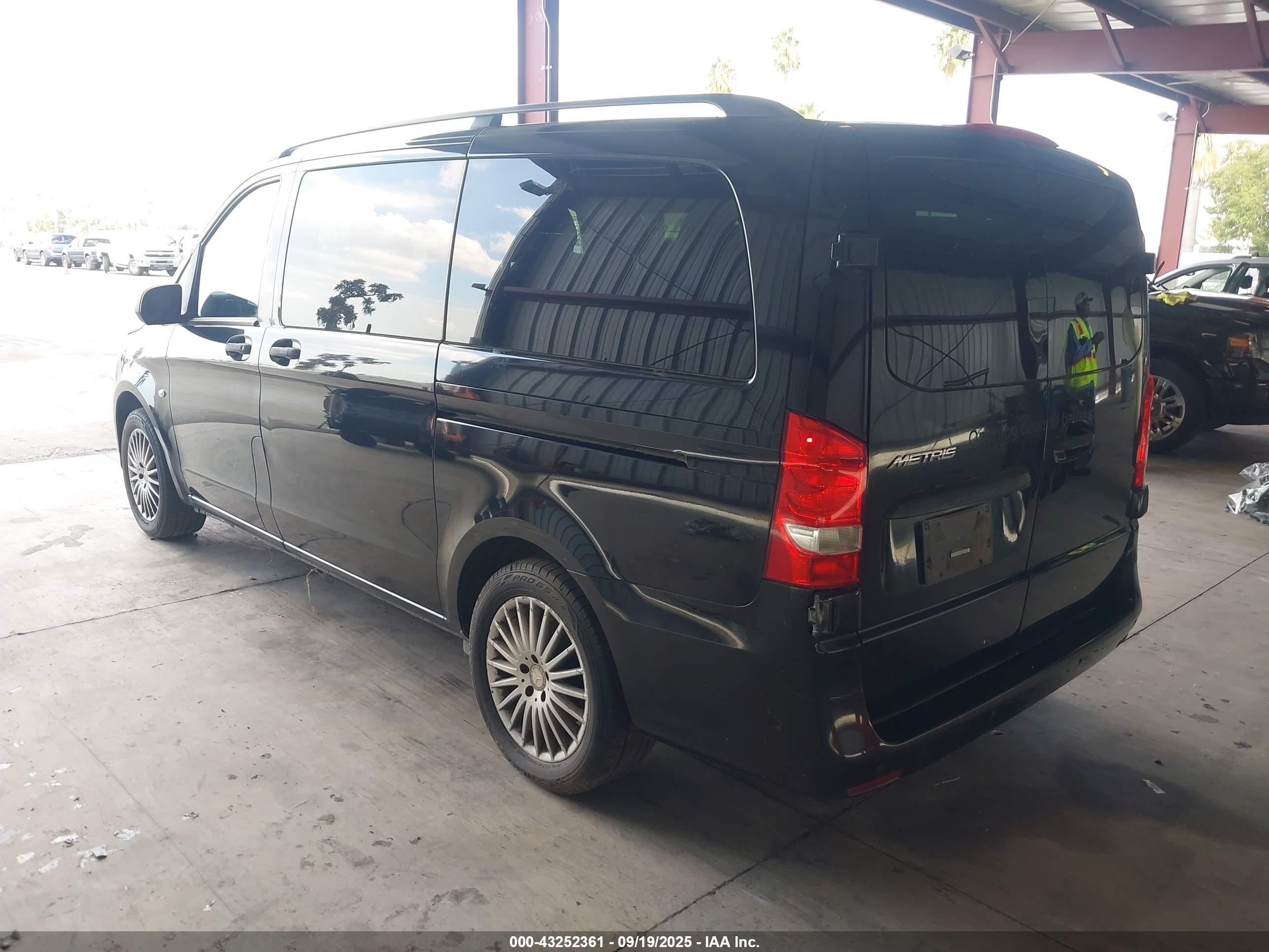 2018 Mercedes-benz Metris   Black vin: WD4PG2EE0J3342824