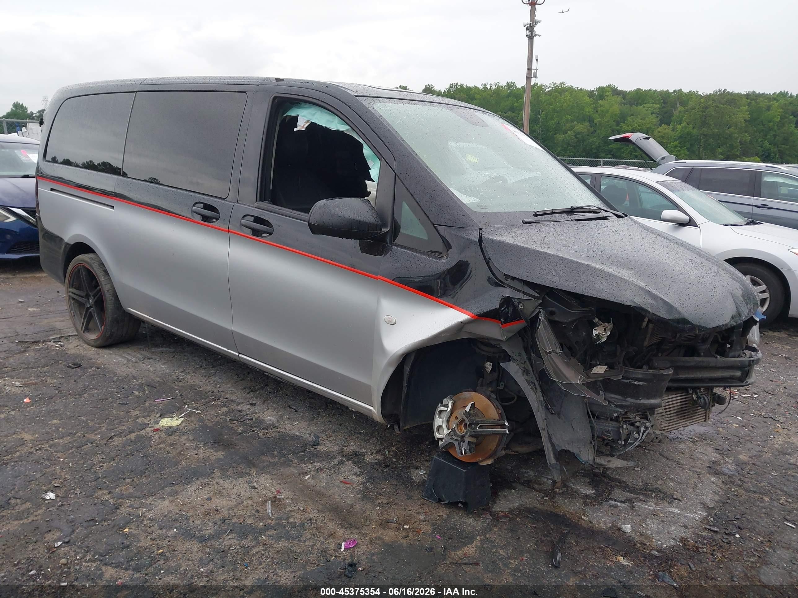 2017 Mercedes-benz Metris Black vin: WD4PG2EEXH3305502