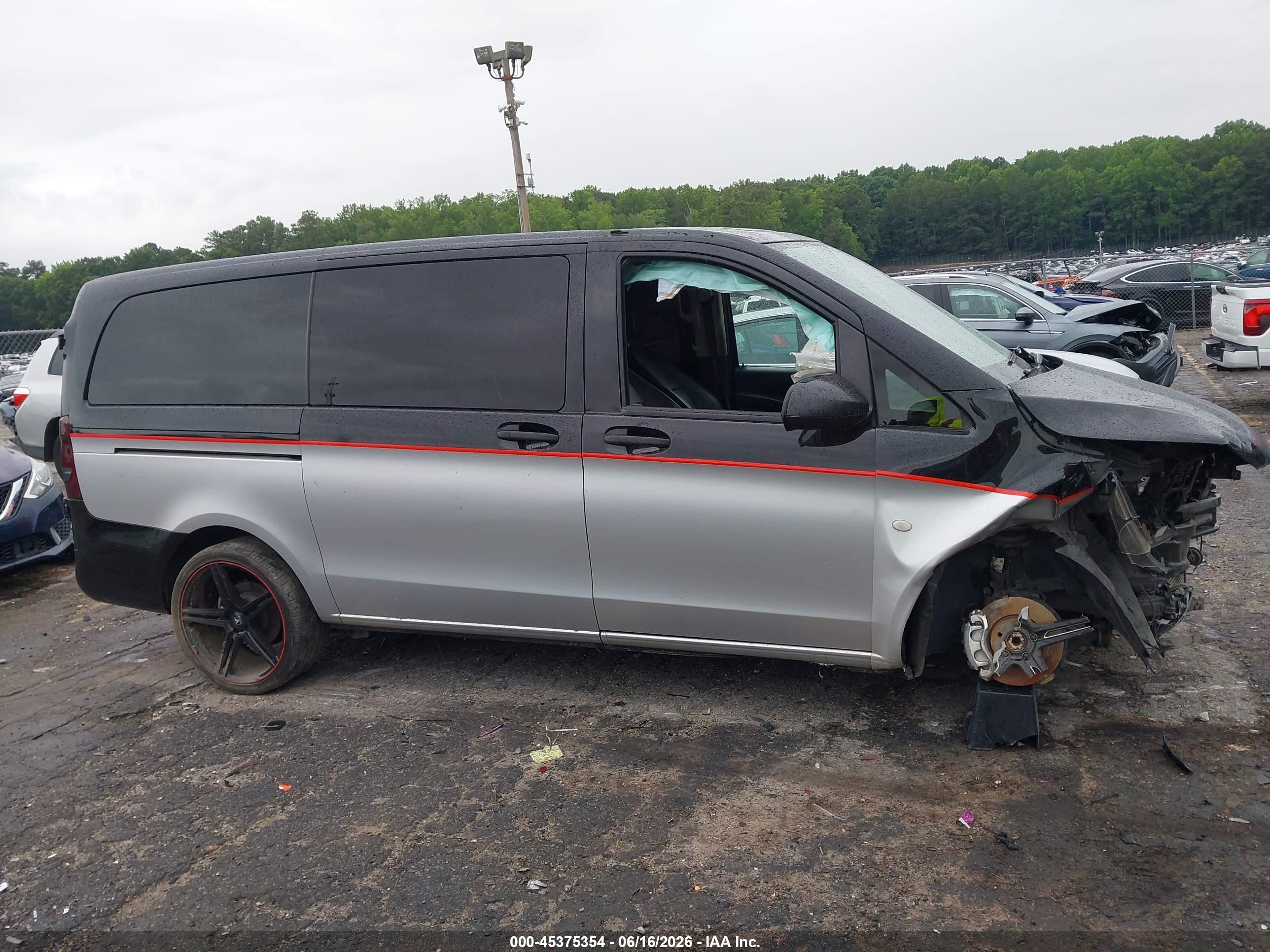 2017 Mercedes-benz Metris Black vin: WD4PG2EEXH3305502