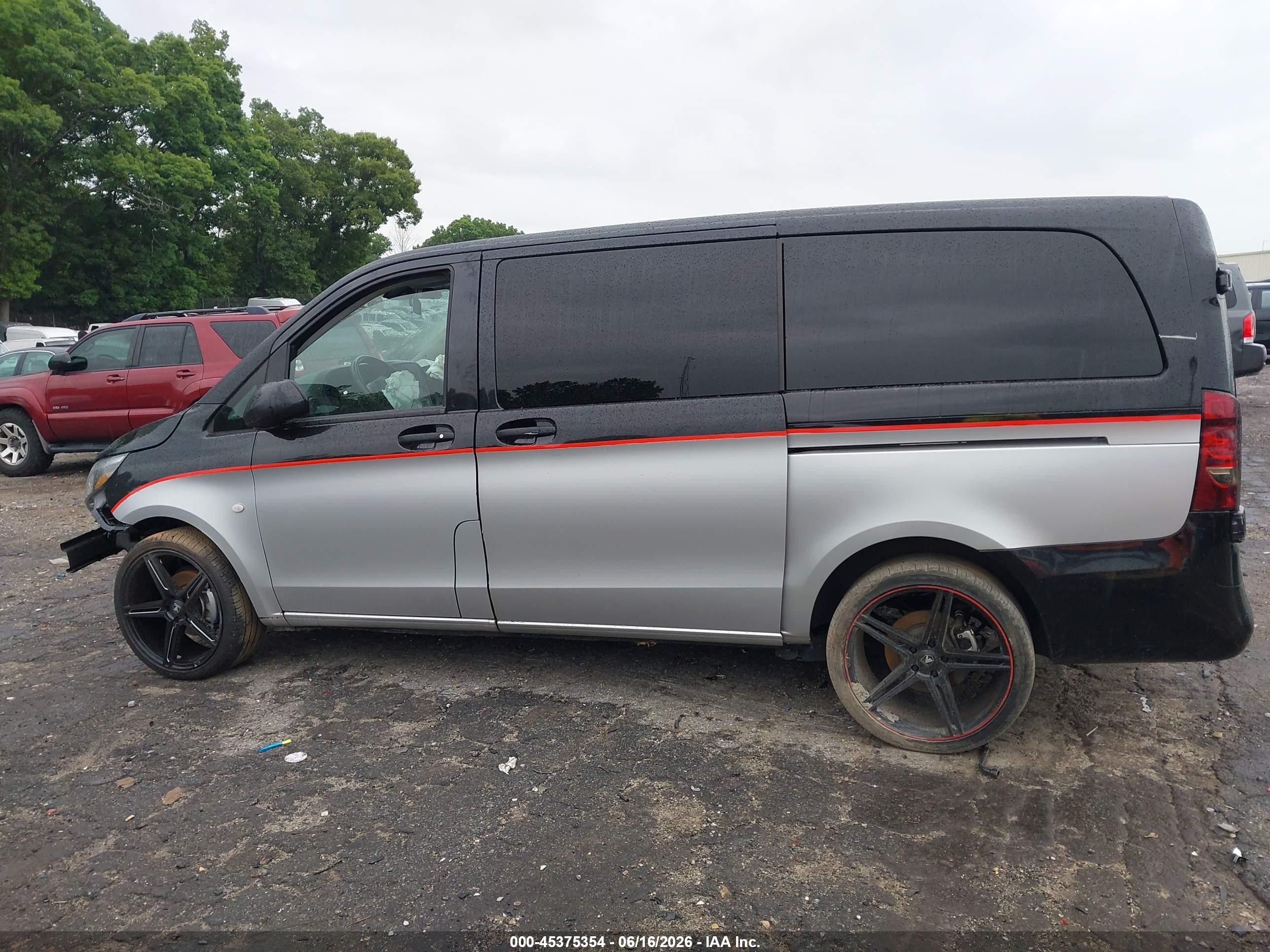 2017 Mercedes-benz Metris Black vin: WD4PG2EEXH3305502