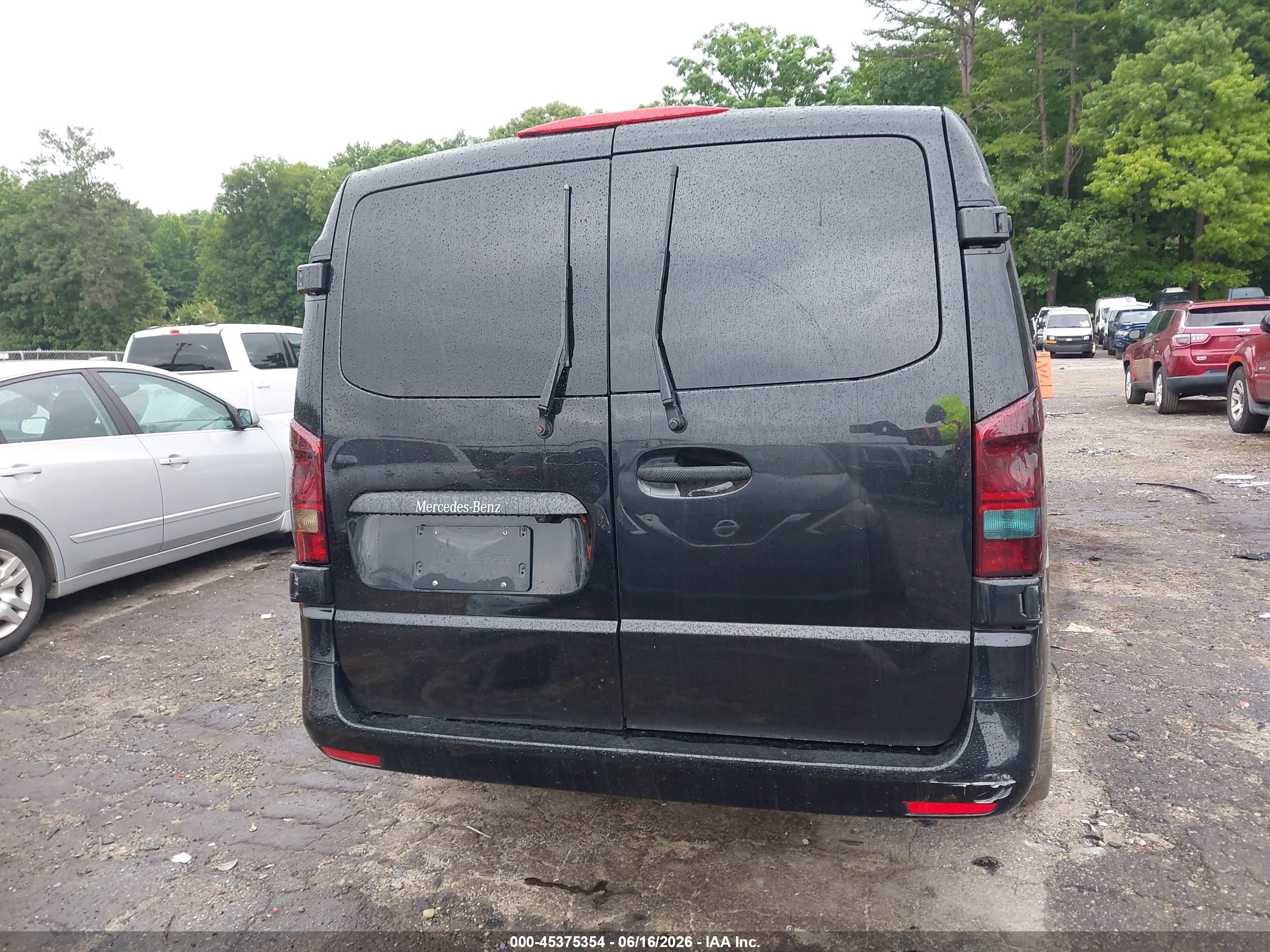 2017 Mercedes-benz Metris Black vin: WD4PG2EEXH3305502