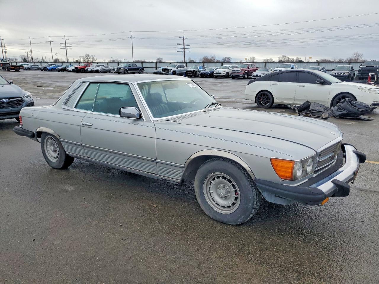 1980 Mercedes Benz 450 Slc Серебряный vin: WDB10702412030884