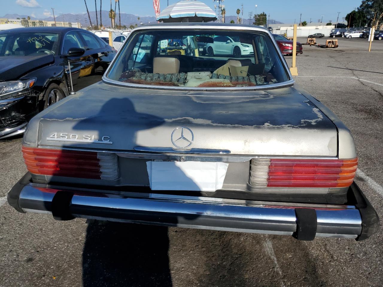 1980 Mercedes Benz 450 Slc Gray vin: WDB10702412030912