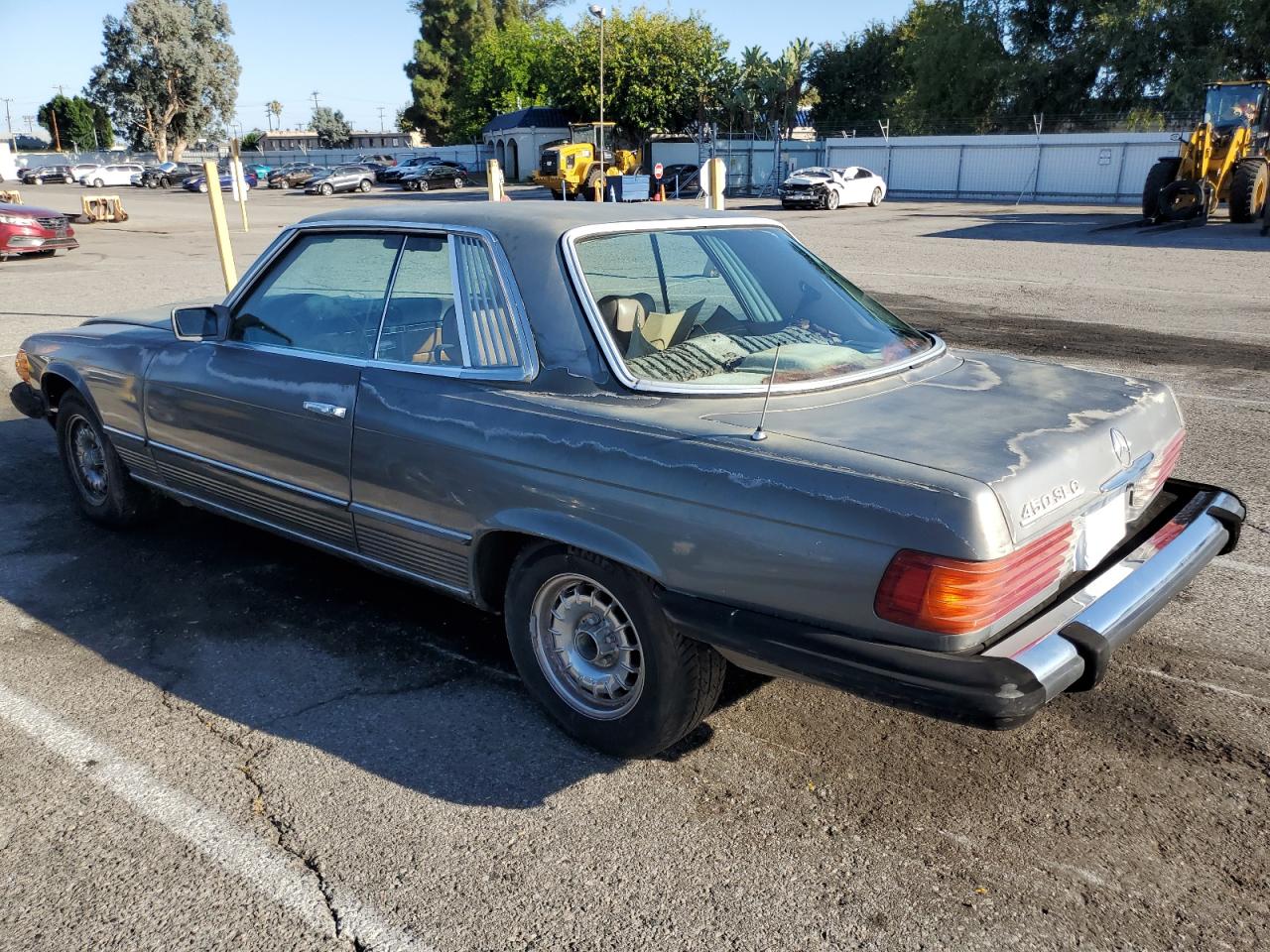 1980 Mercedes Benz 450 Slc Gray vin: WDB10702412030912
