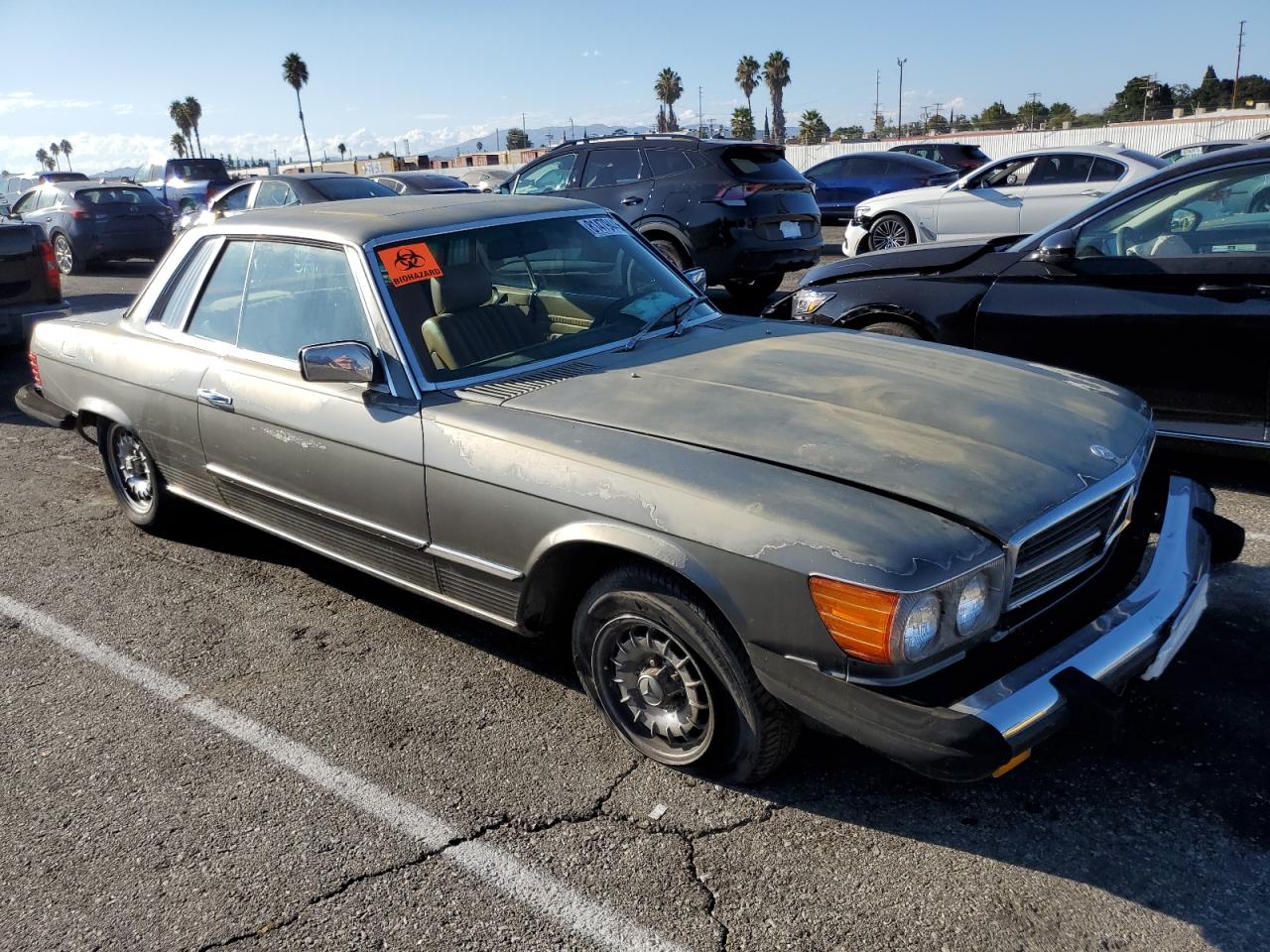 1980 Mercedes Benz 450 Slc Gray vin: WDB10702412030912