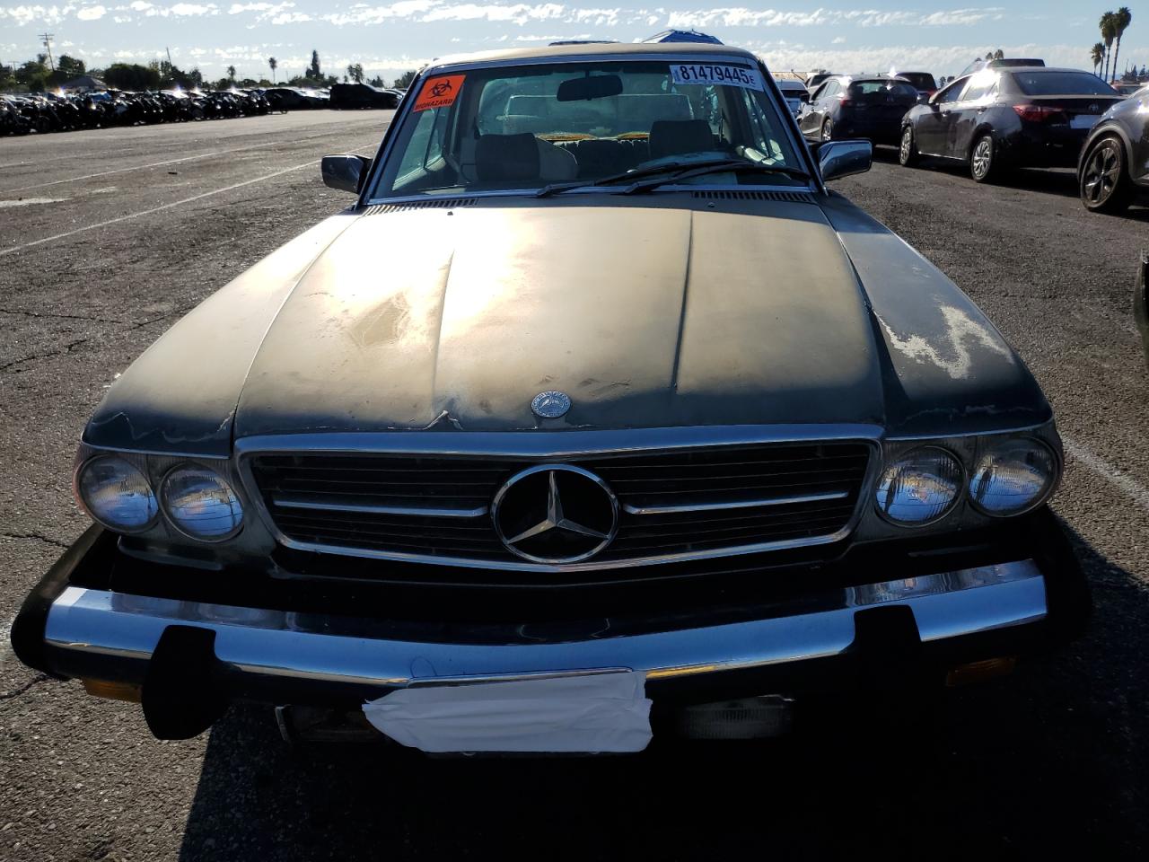 1980 Mercedes Benz 450 Slc Gray vin: WDB10702412030912
