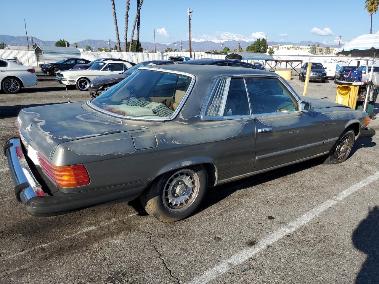 1980 Mercedes Benz 450 Slc Gray vin: WDB10702412030912
