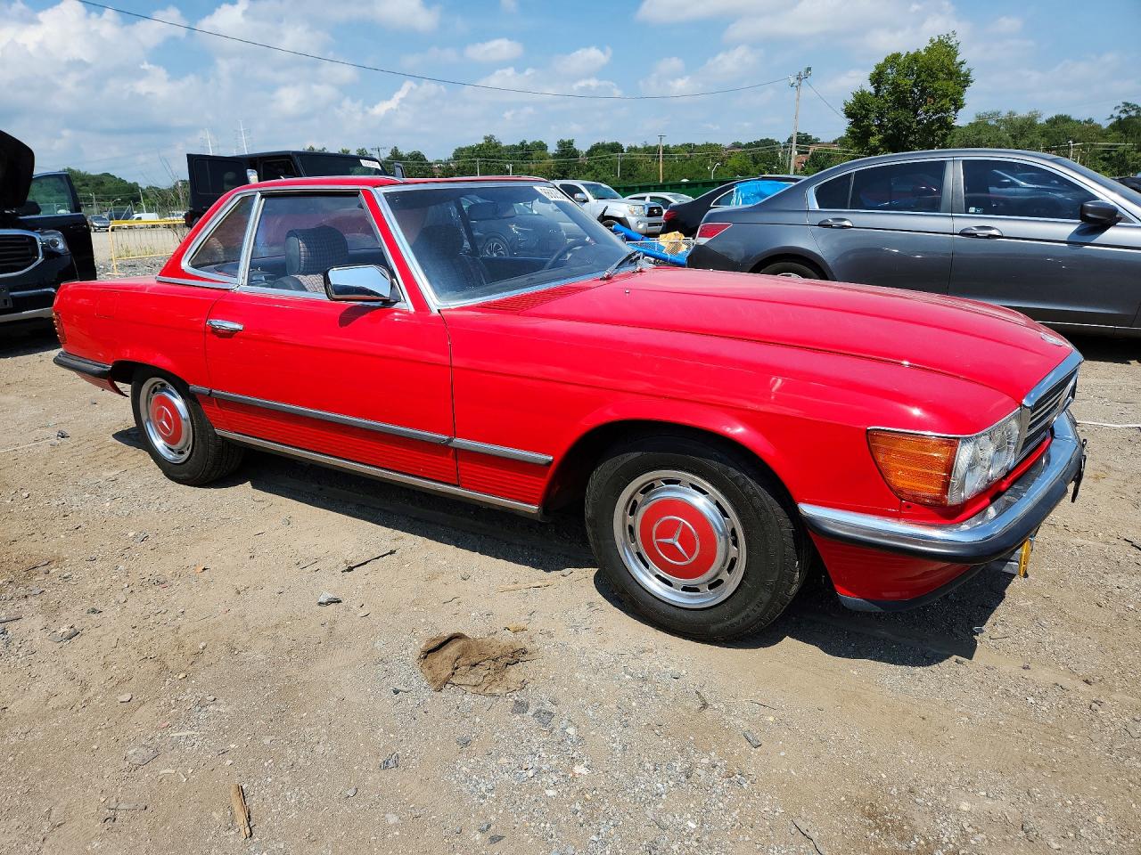 1984 Mercedes-benz 280 Red vin: WDB1070421A021454