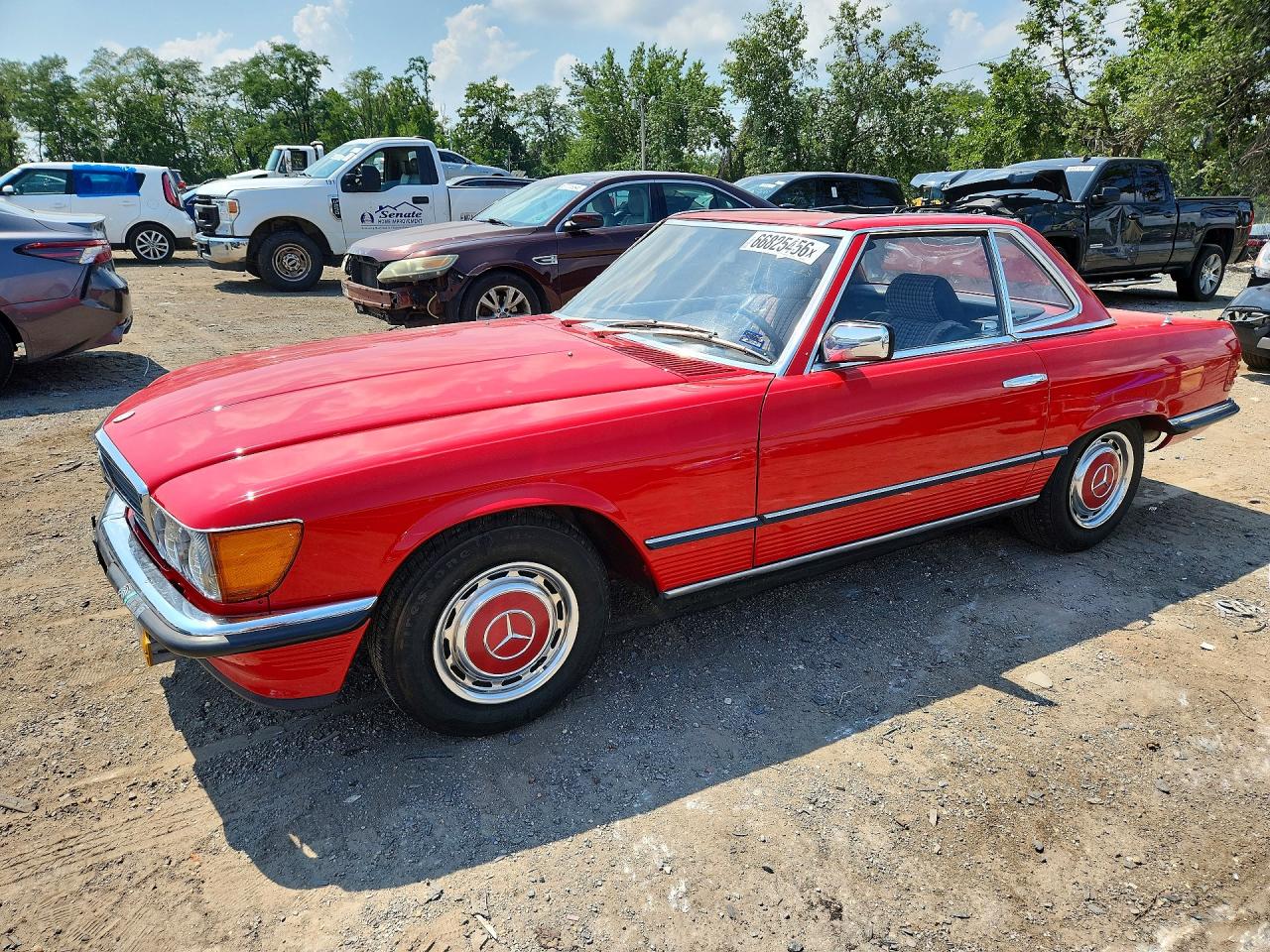 1984 Mercedes-benz 280 Red vin: WDB1070421A021454