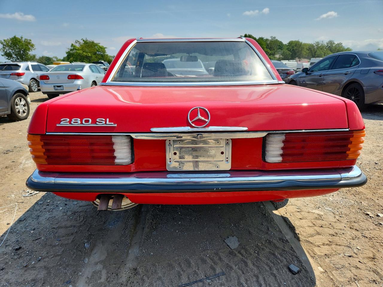 1984 Mercedes-benz 280 Red vin: WDB1070421A021454
