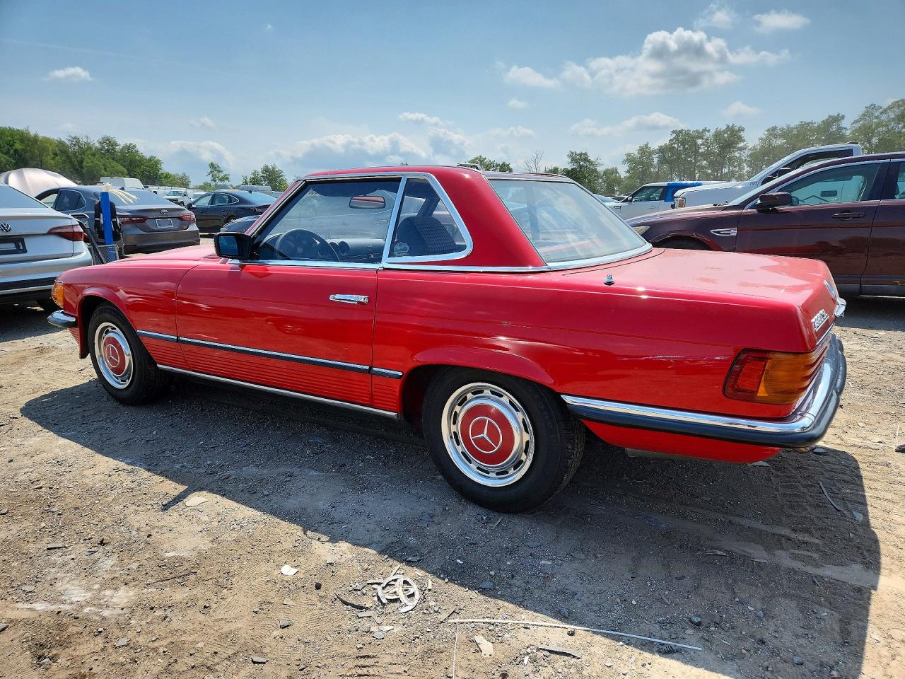 1984 Mercedes-benz 280 Red vin: WDB1070421A021454