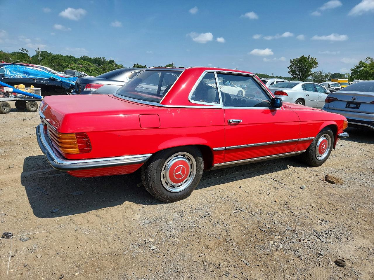 1984 Mercedes-benz 280 Red vin: WDB1070421A021454