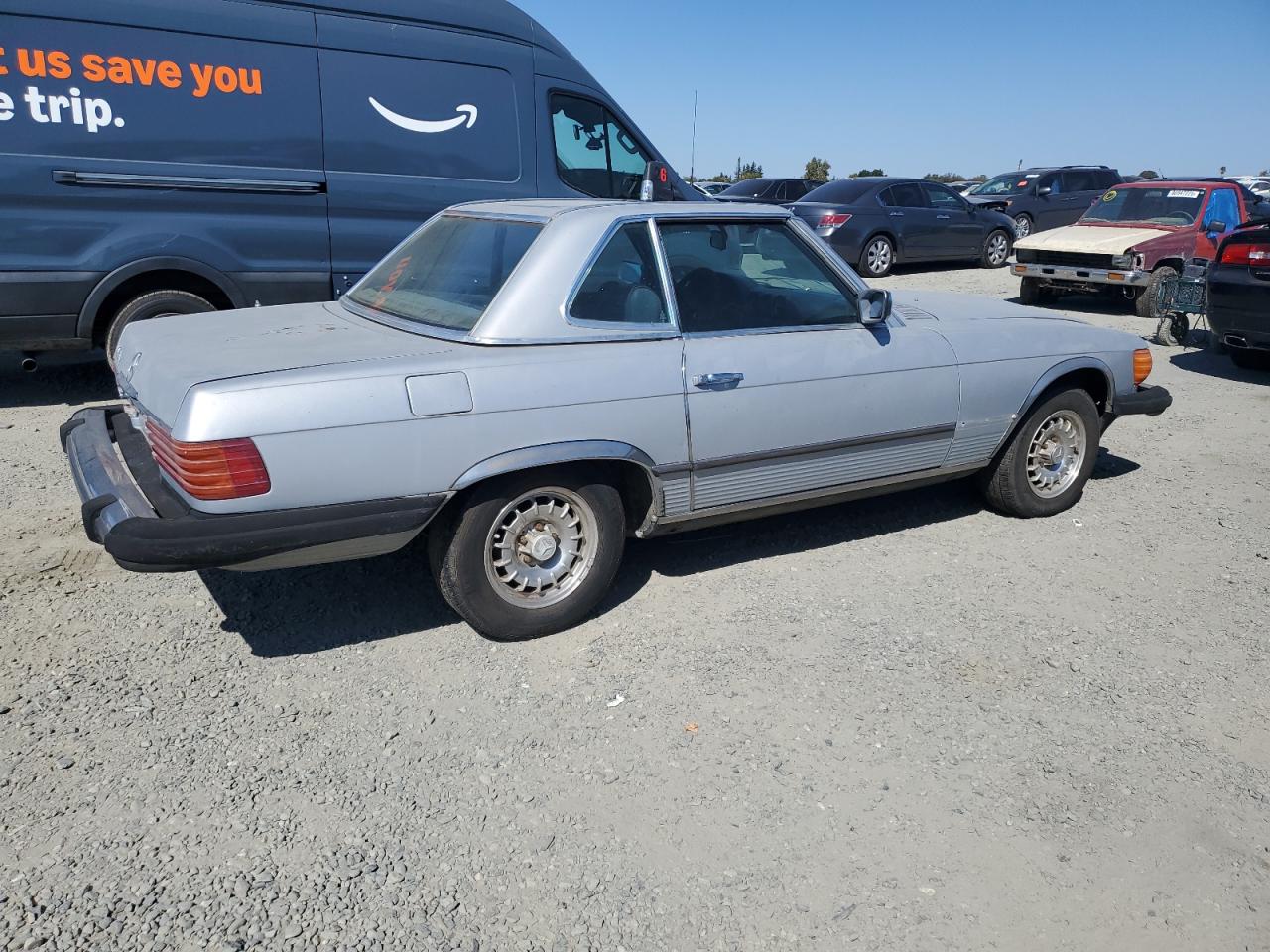 1980 Mercedes Benz 450 Sl Silver vin: WDB10704412062008