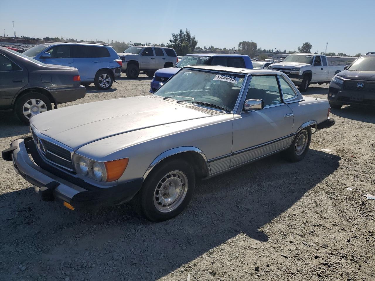 1980 Mercedes Benz 450 Sl Silver vin: WDB10704412062008