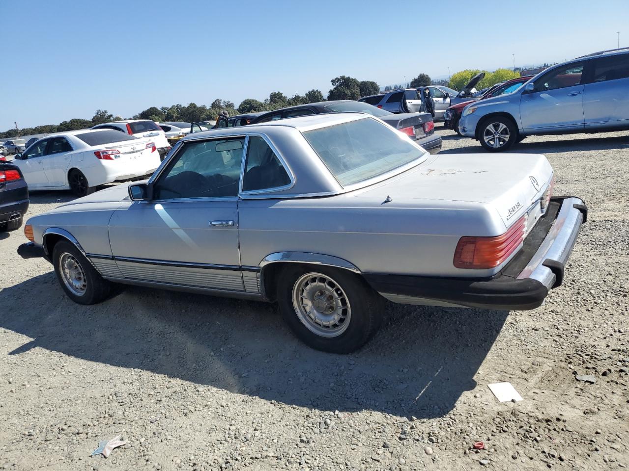 1980 Mercedes Benz 450 Sl Silver vin: WDB10704412062008
