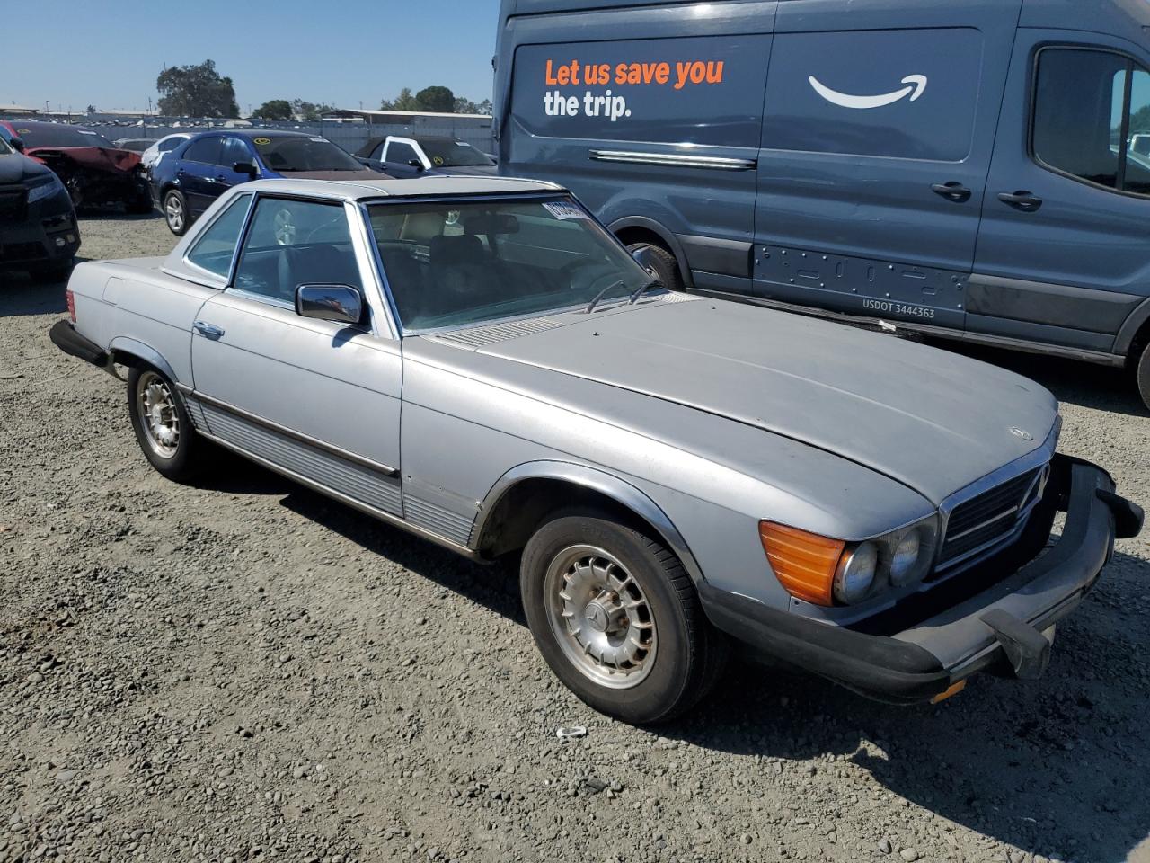 1980 Mercedes Benz 450 Sl Silver vin: WDB10704412062008