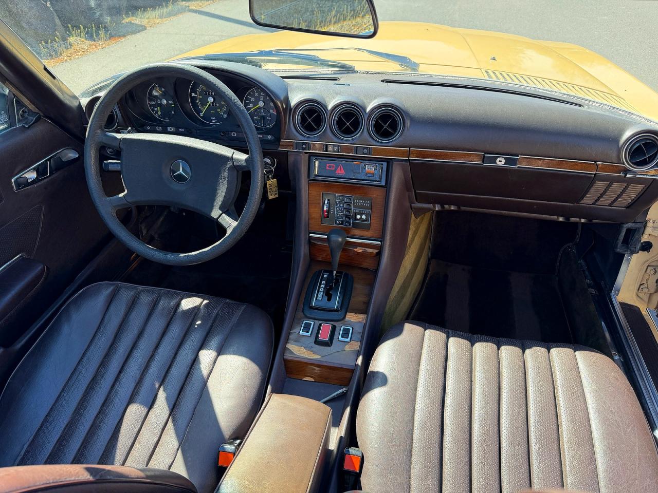 1980 Mercedes-benz 450 Sl Yellow vin: WDB10704412062085