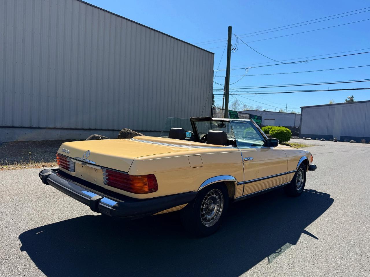 1980 Mercedes-benz 450 Sl Yellow vin: WDB10704412062085