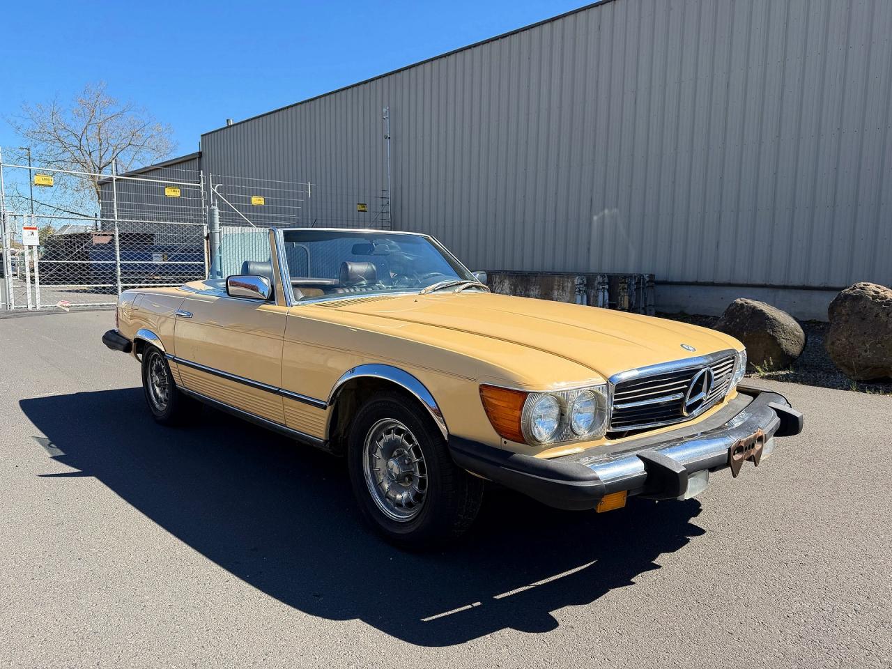 1980 Mercedes-benz 450 Sl Желтый vin: WDB10704412062085
