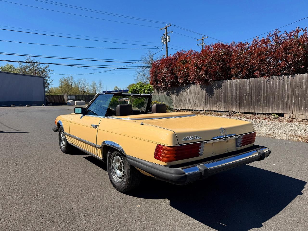 1980 Mercedes-benz 450 Sl Yellow vin: WDB10704412062085