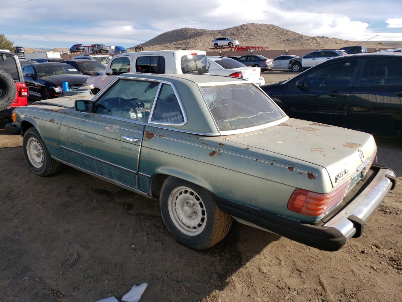 1980 Mercedes Benz 450 Sl Green vin: WDB10704412062362