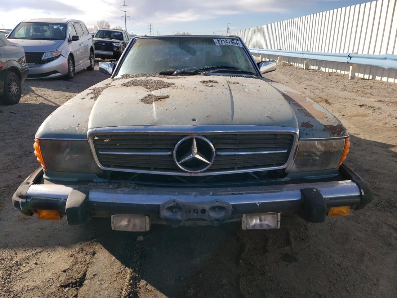 1980 Mercedes Benz 450 Sl Green vin: WDB10704412062362