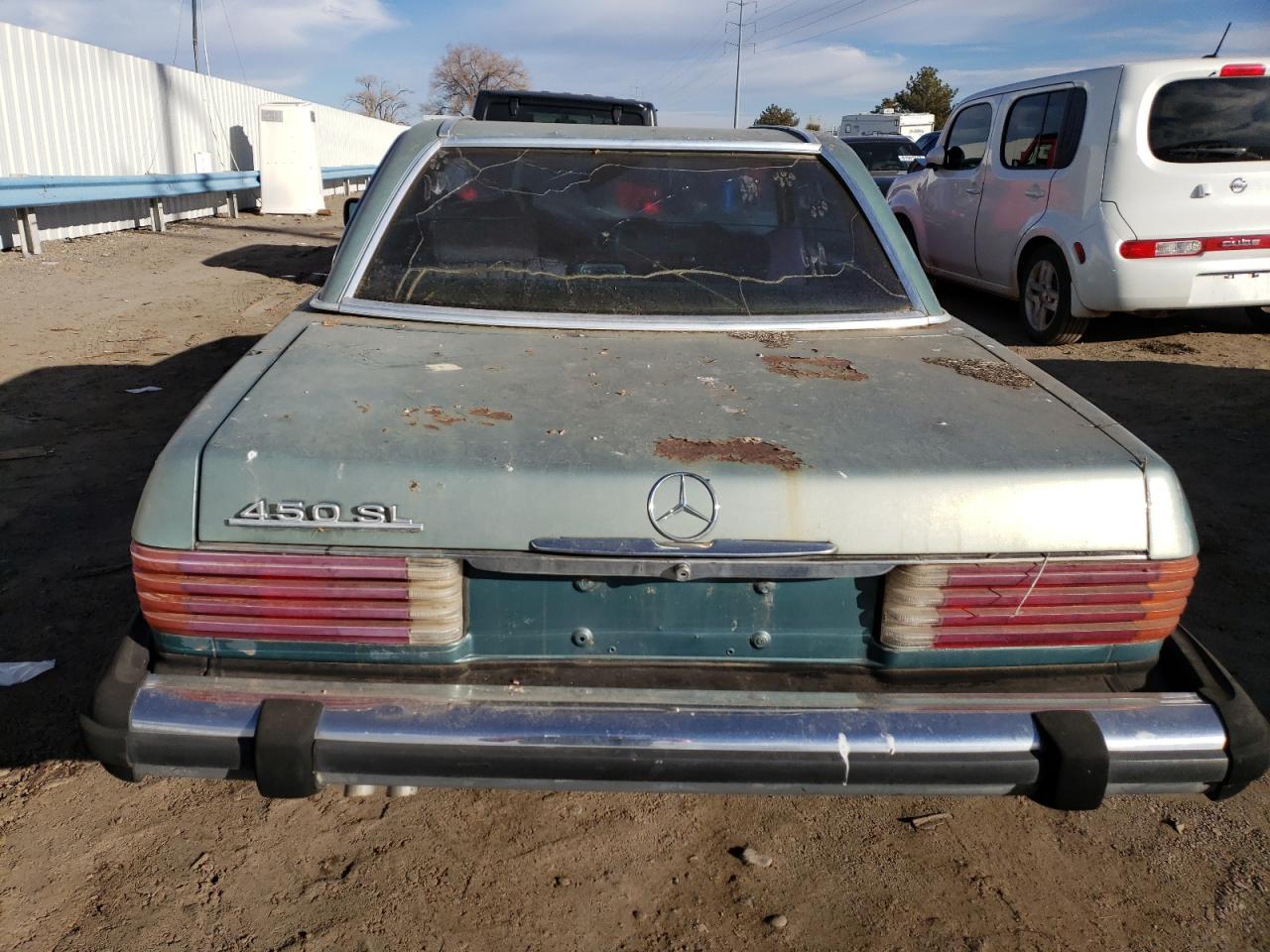 1980 Mercedes Benz 450 Sl Green vin: WDB10704412062362