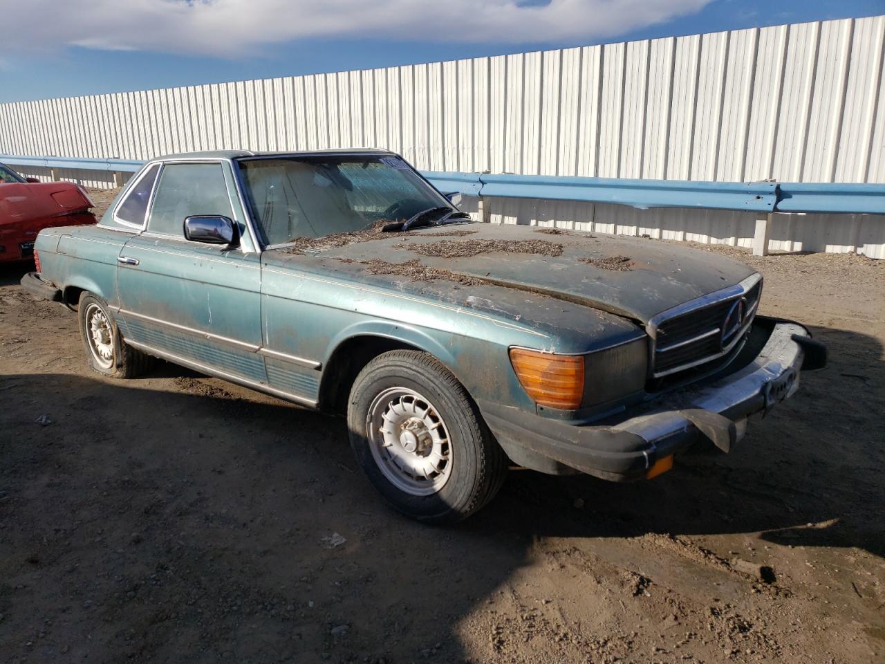 1980 Mercedes Benz 450 Sl Green vin: WDB10704412062362