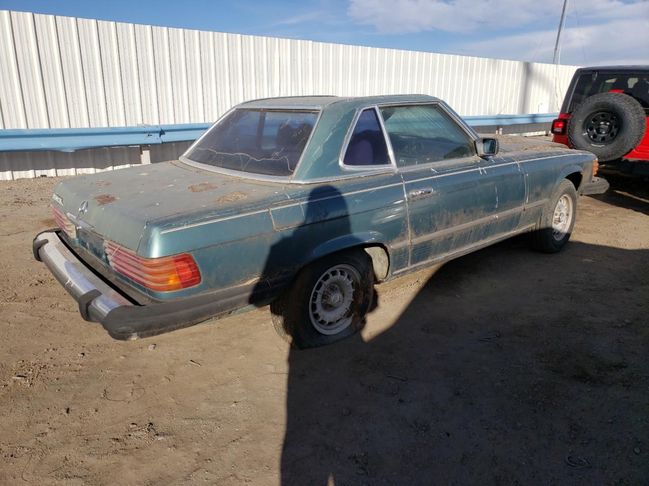 1980 Mercedes Benz 450 Sl Green vin: WDB10704412062362