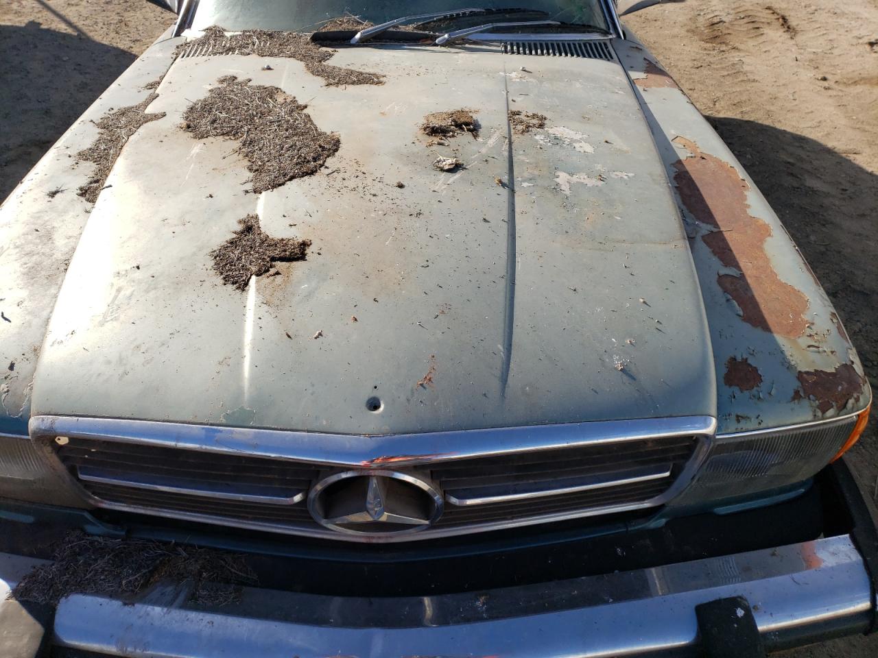 1980 Mercedes Benz 450 Sl Green vin: WDB10704412062362