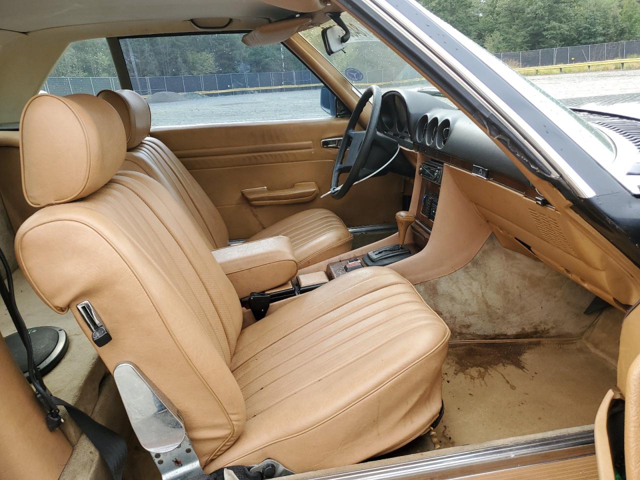 1980 Mercedes Benz 450 Sl Black vin: WDB10704412063016