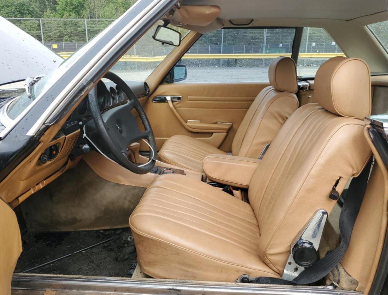 1980 Mercedes Benz 450 Sl Black vin: WDB10704412063016