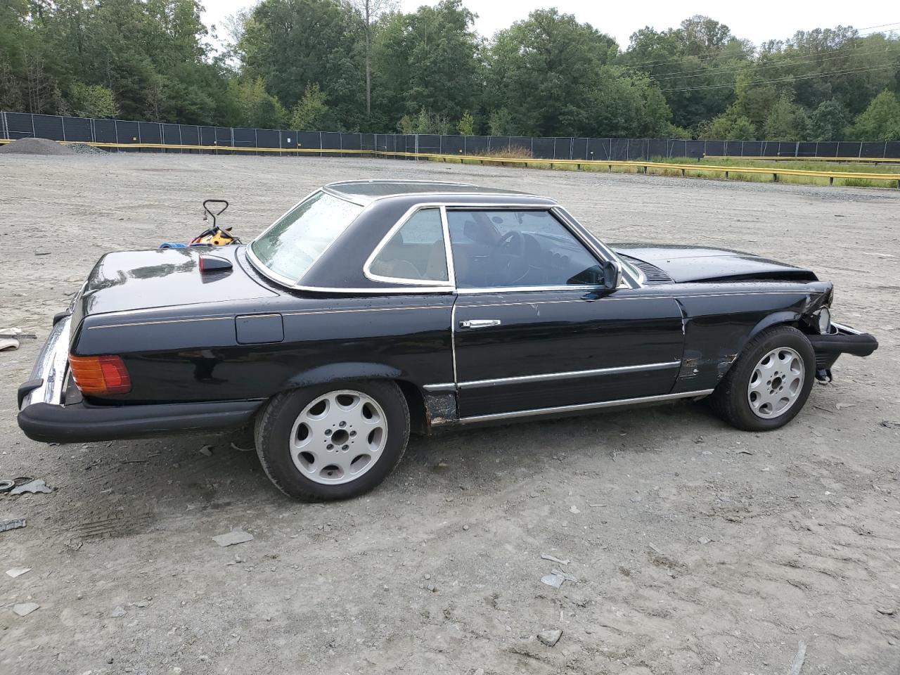 1980 Mercedes Benz 450 Sl Black vin: WDB10704412063016