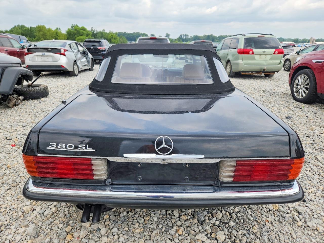 1985 Mercury 380sl Black vin: WDB1070451A024175