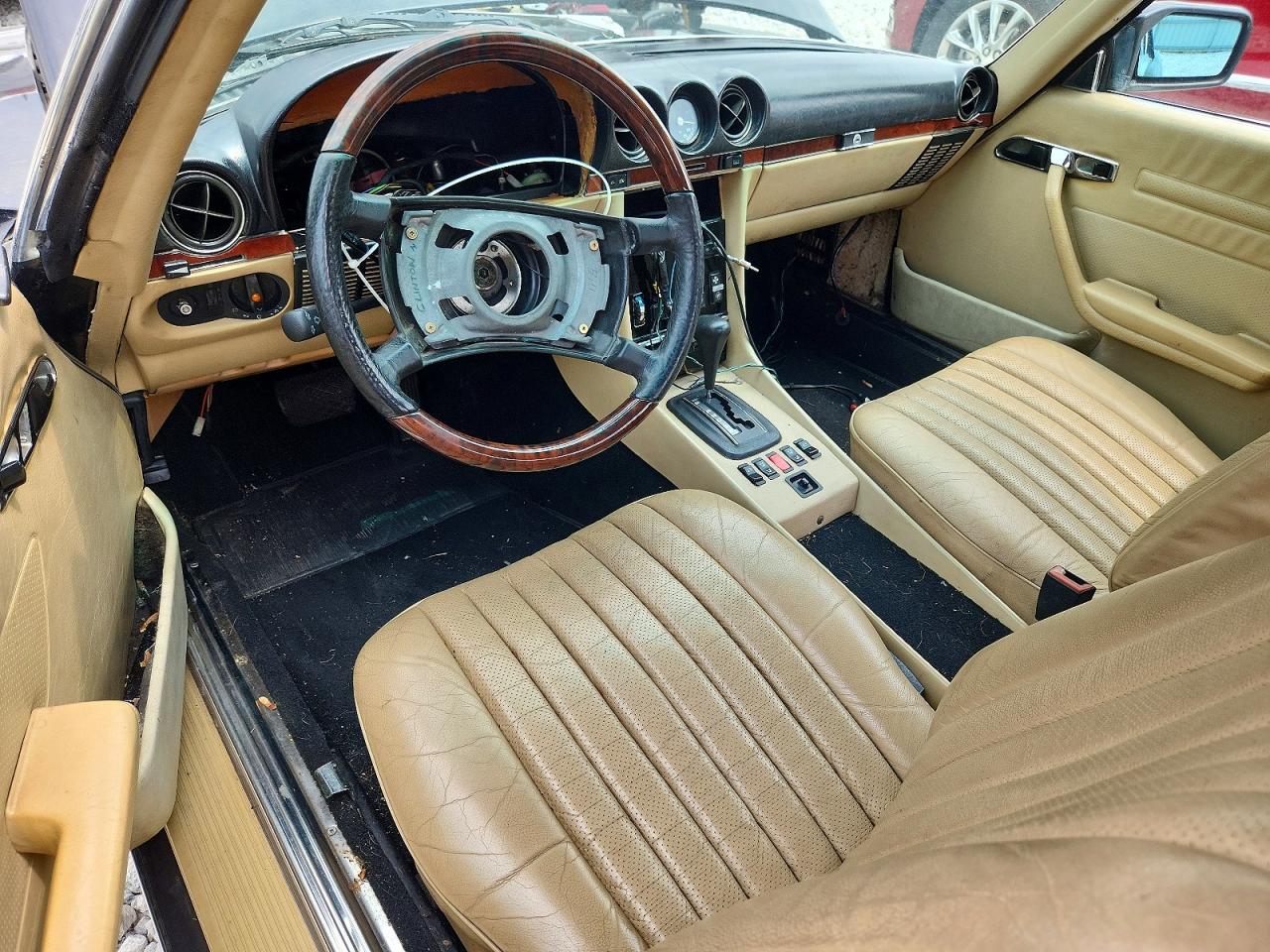 1985 Mercury 380sl Black vin: WDB1070451A024175