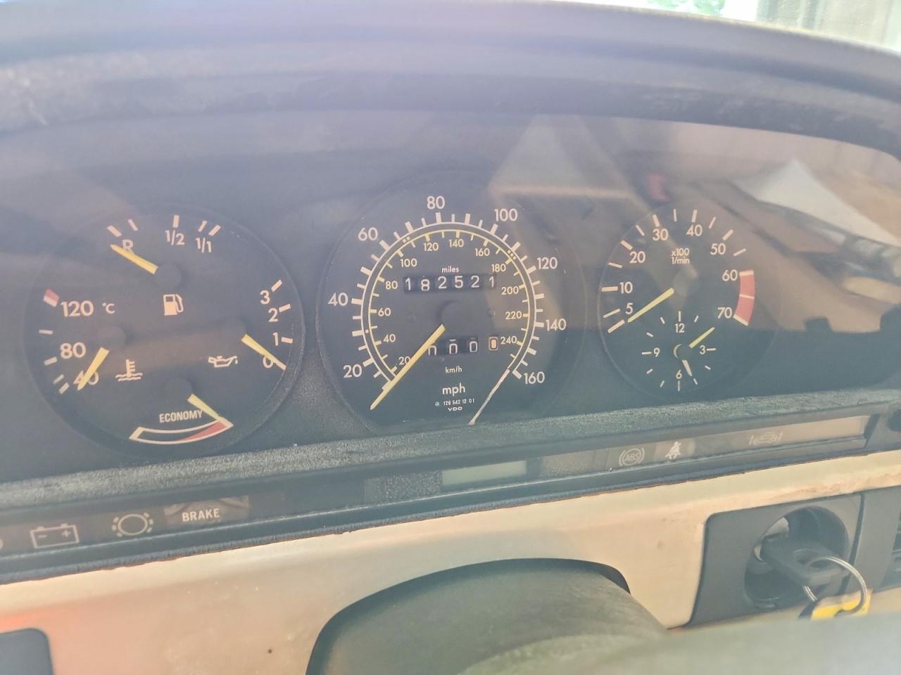 1984 Merced 500 Sel 198 Rwd White vin: WDB1260371A099988
