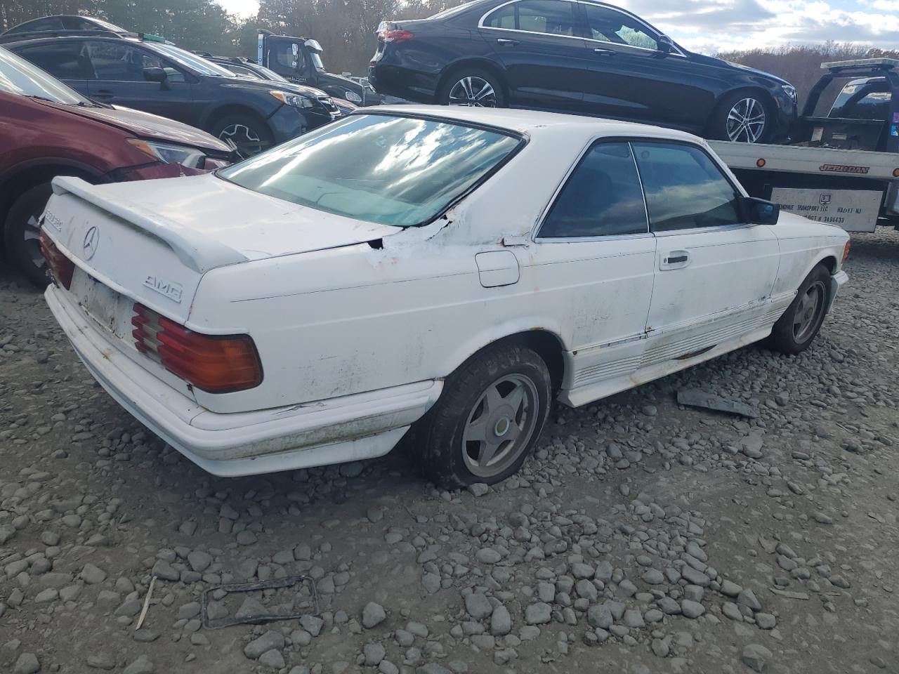 1984 Mercedes-benz 500sec White vin: WDB12604412007325