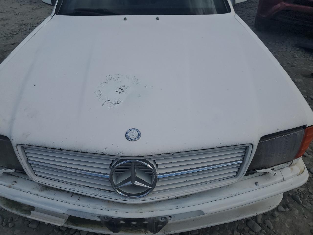 1984 Mercedes-benz 500sec White vin: WDB12604412007325