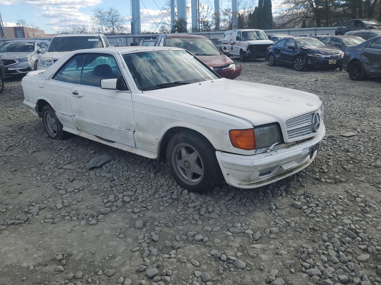 1984 Mercedes-benz 500sec White vin: WDB12604412007325