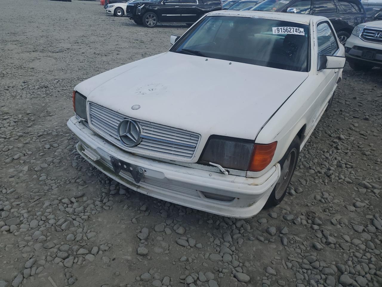 1984 Mercedes-benz 500sec White vin: WDB12604412007325