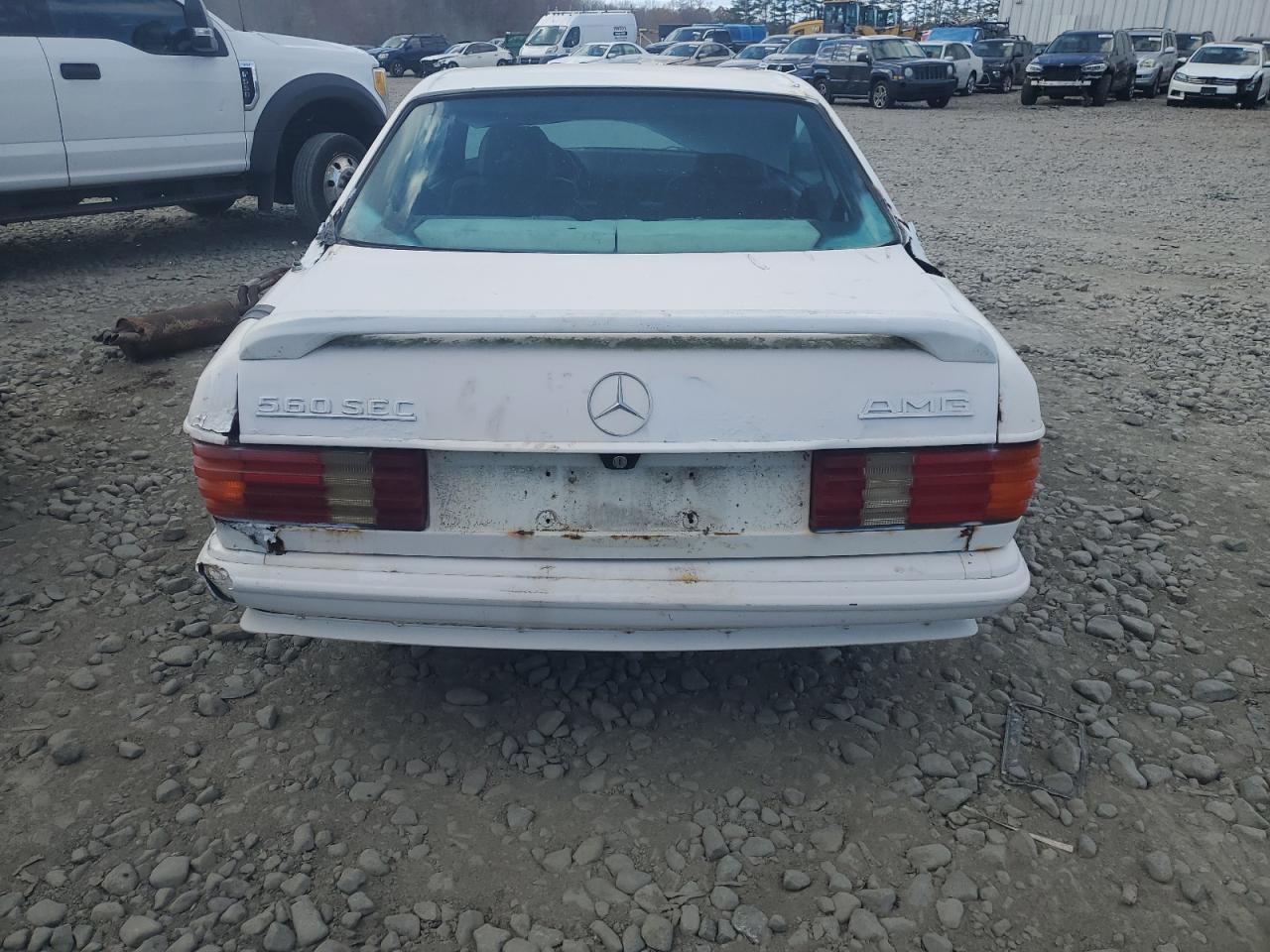 1984 Mercedes-benz 500sec White vin: WDB12604412007325