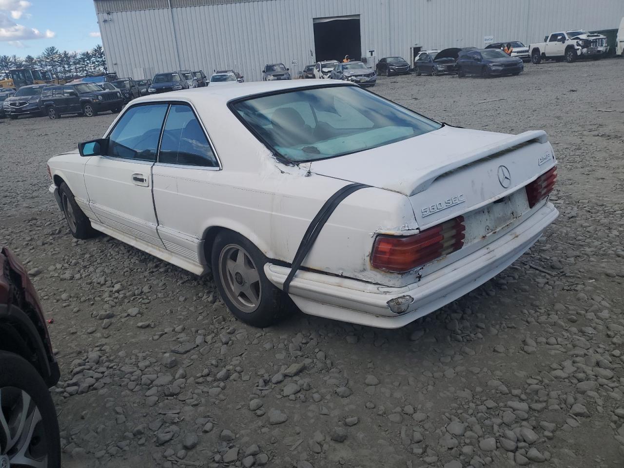 1984 Mercedes-benz 500sec White vin: WDB12604412007325