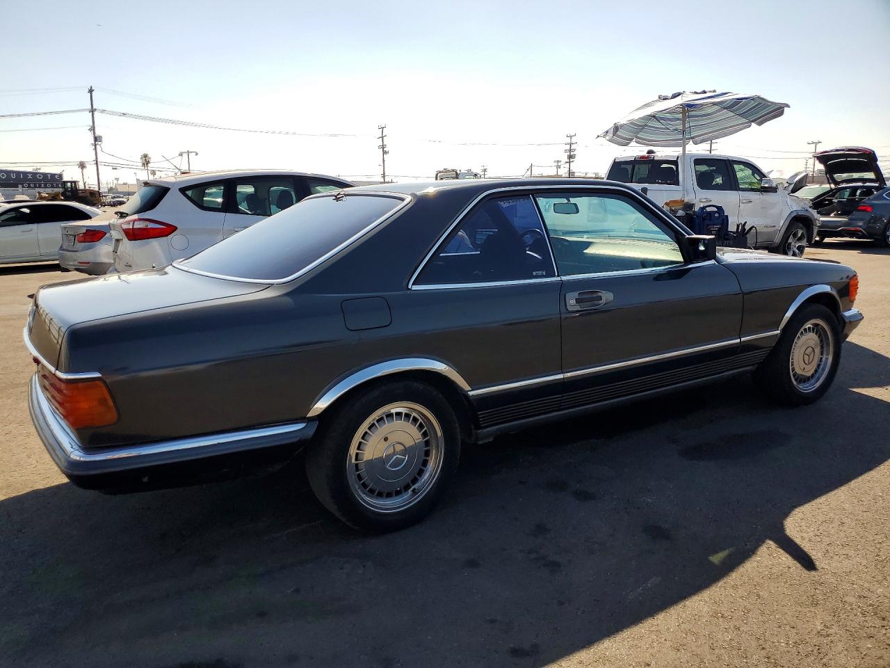 1985 Mercedes-benz 500 Sec Gray vin: WDB1260441A125713