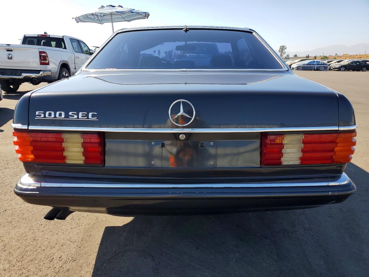 1985 Mercedes-benz 500 Sec Gray vin: WDB1260441A125713
