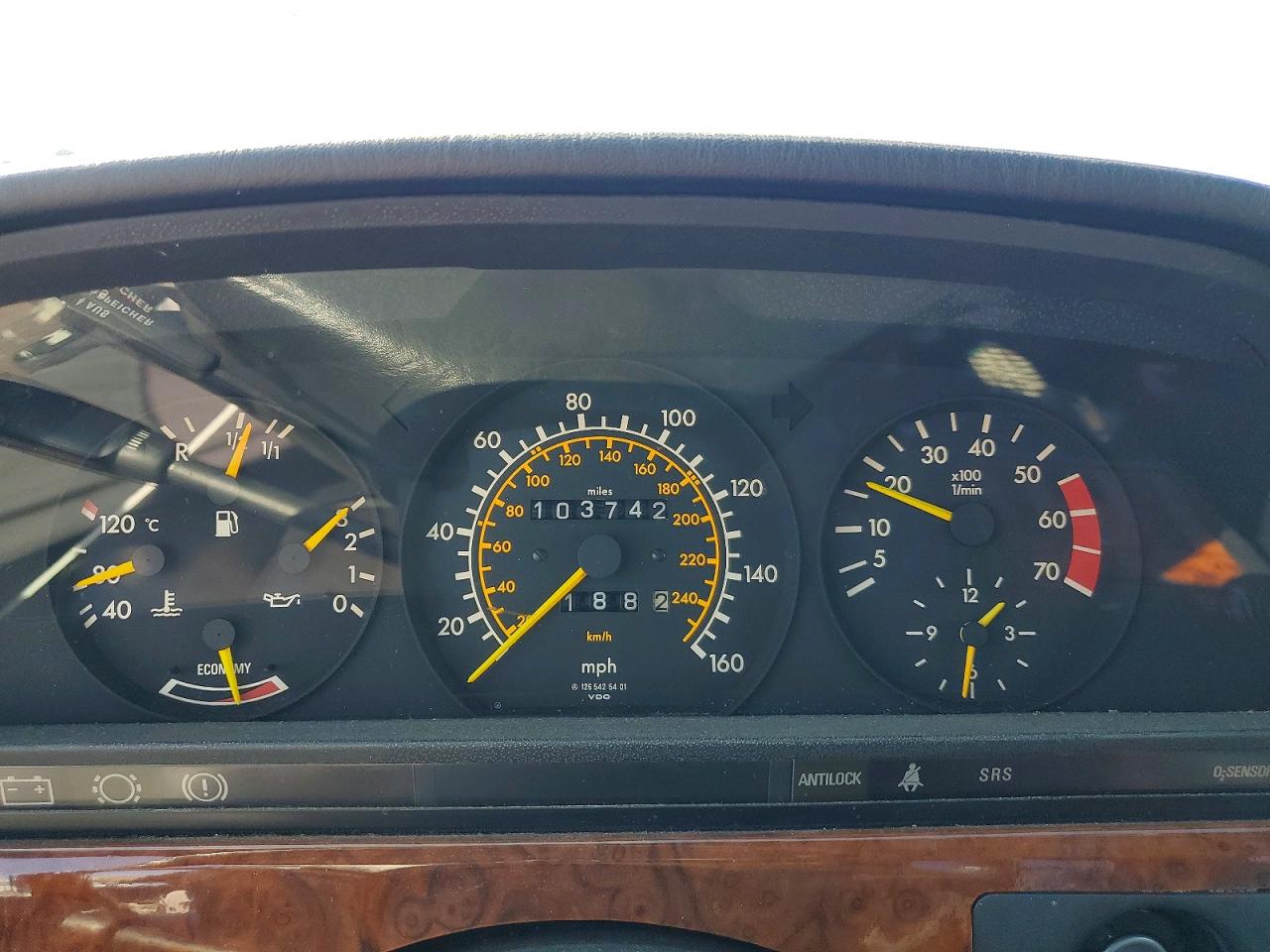 1985 Mercedes-benz 500 Sec Gray vin: WDB1260441A125713