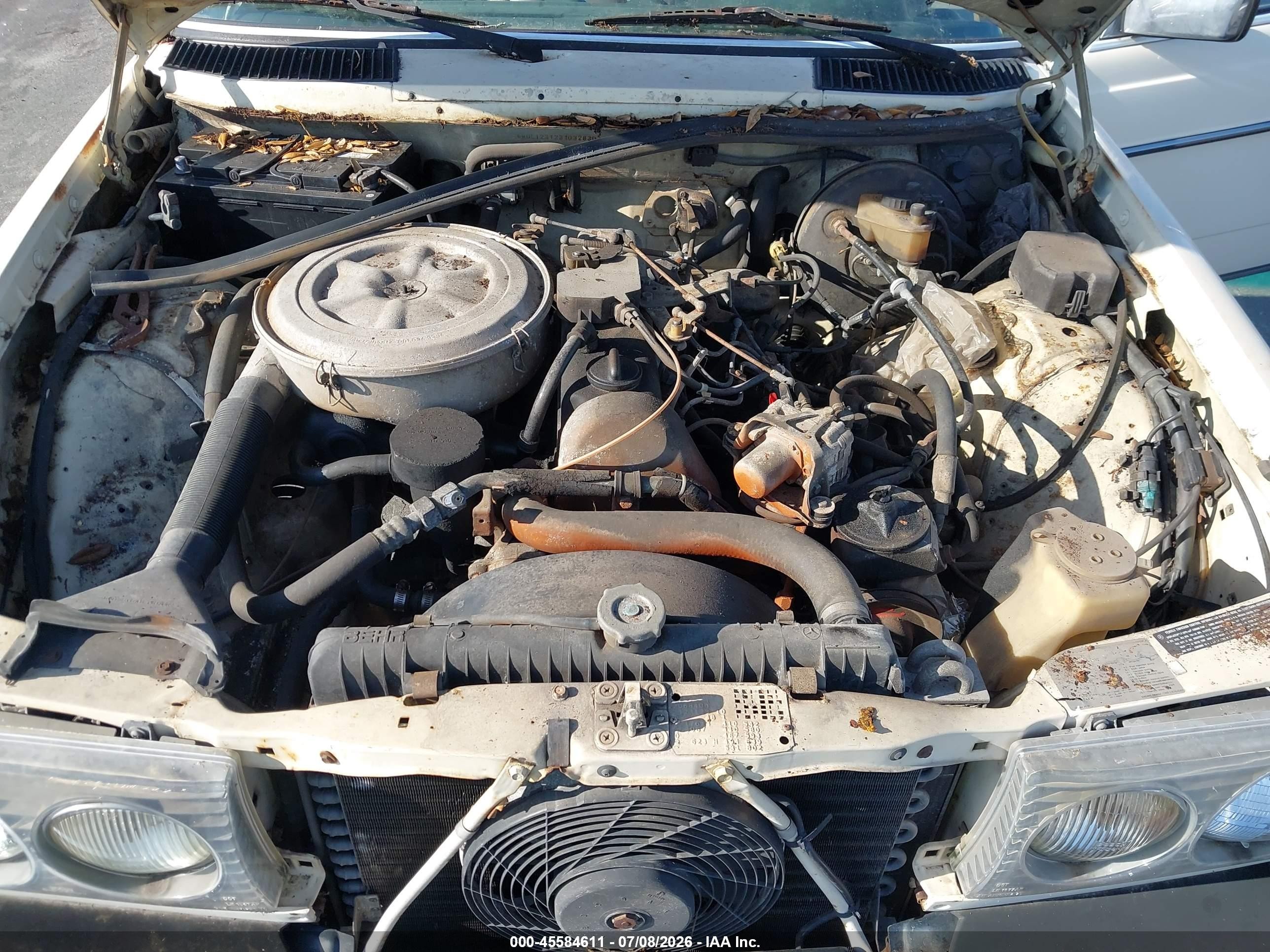 1982 Mercedes-benz 240 D White vin: WDBAB23A4CB328303