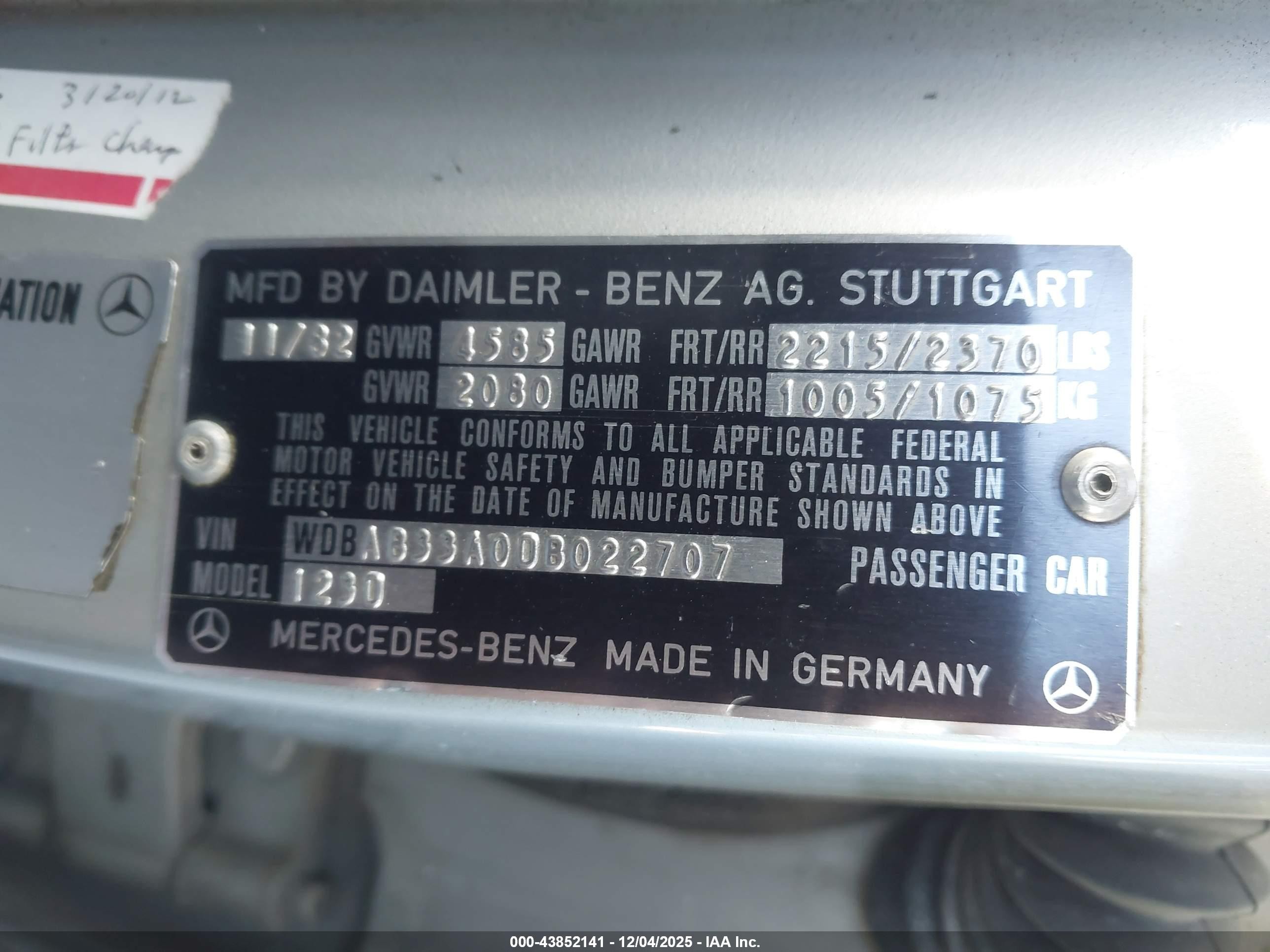 1983 Mercedes-benz 300 Dt Серебряный vin: WDBAB33A0DB022707