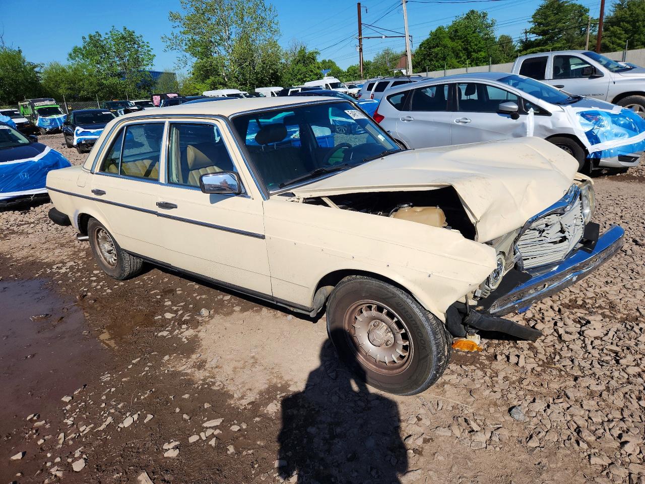 1983 Mercedes-benz 300 Dt Beige vin: WDBAB33A1DB019167