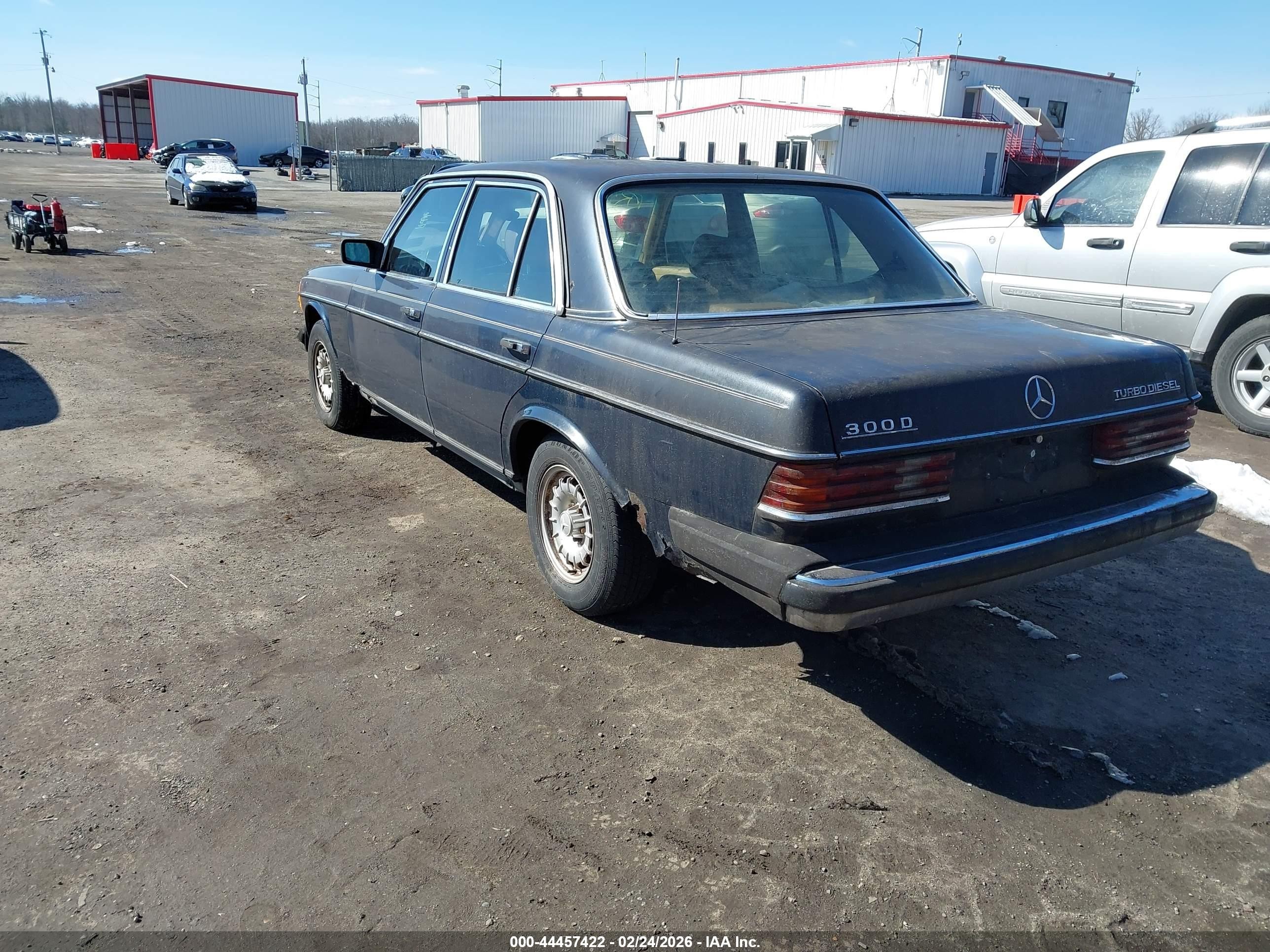 1984 Mercedes-benz 300 Dt Blue vin: WDBAB33A1EA069588