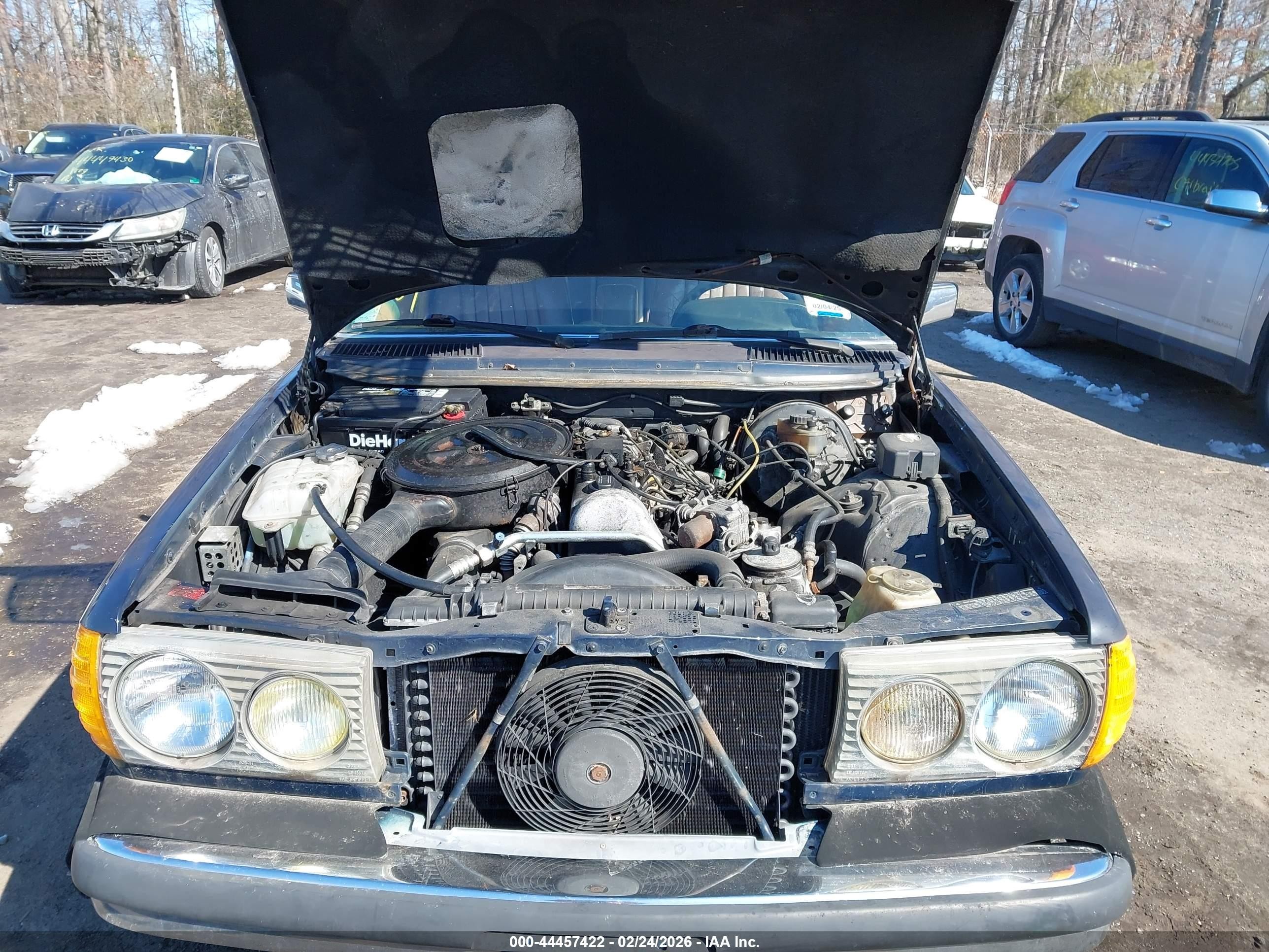 1984 Mercedes-benz 300 Dt Blue vin: WDBAB33A1EA069588
